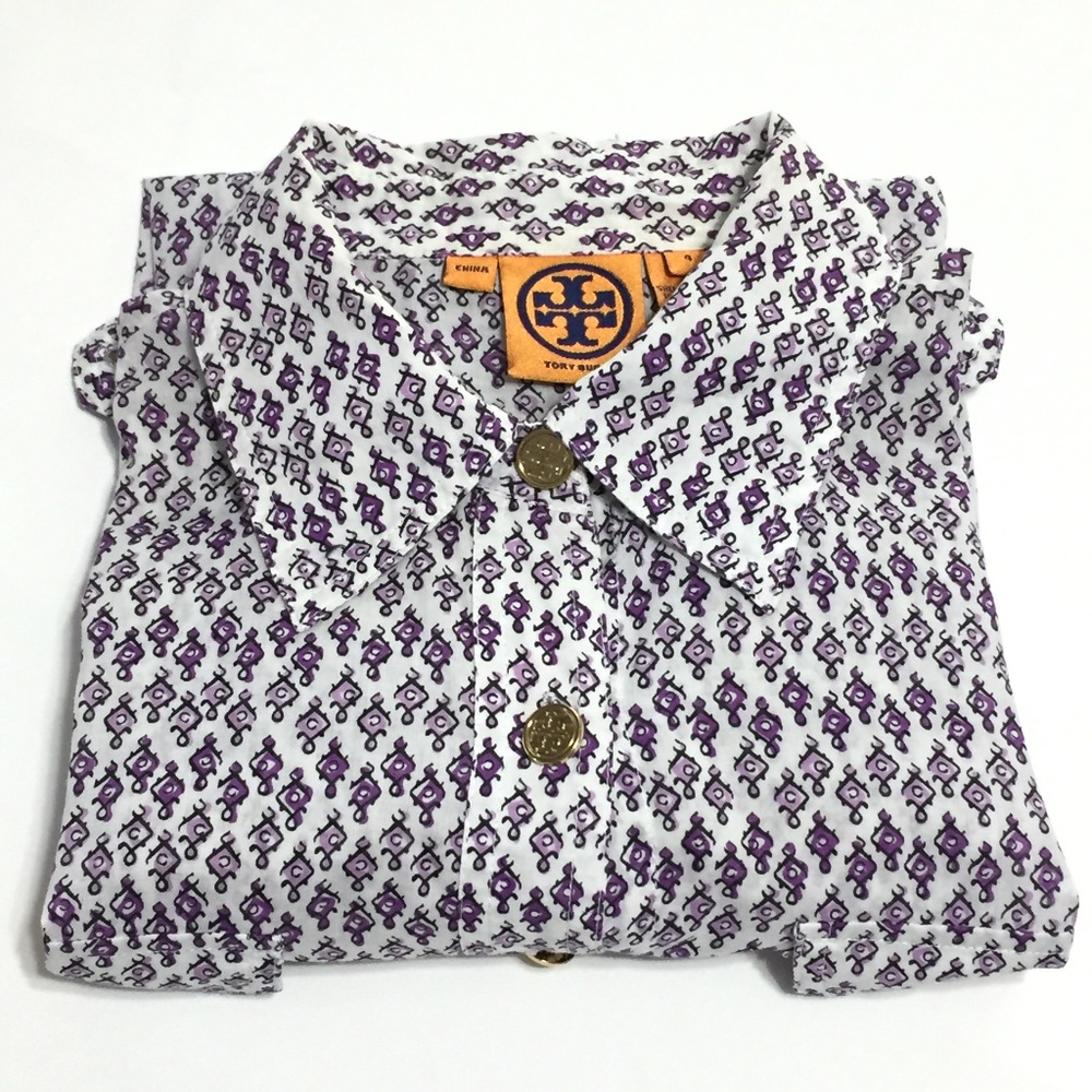 Tory Burch Geometric Print Button Down Shirt - image 5